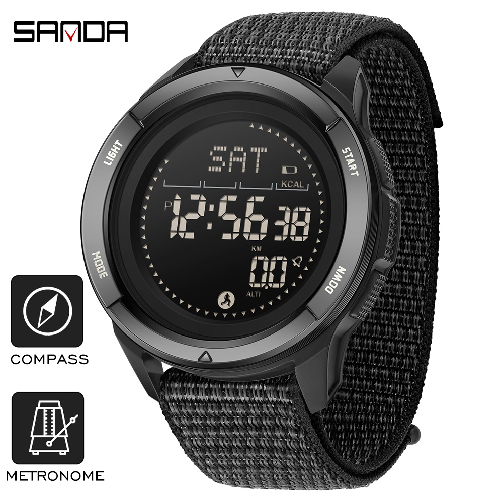 Compass Lensatic - SANDA Merk Elektronische Horloges Heren Sport