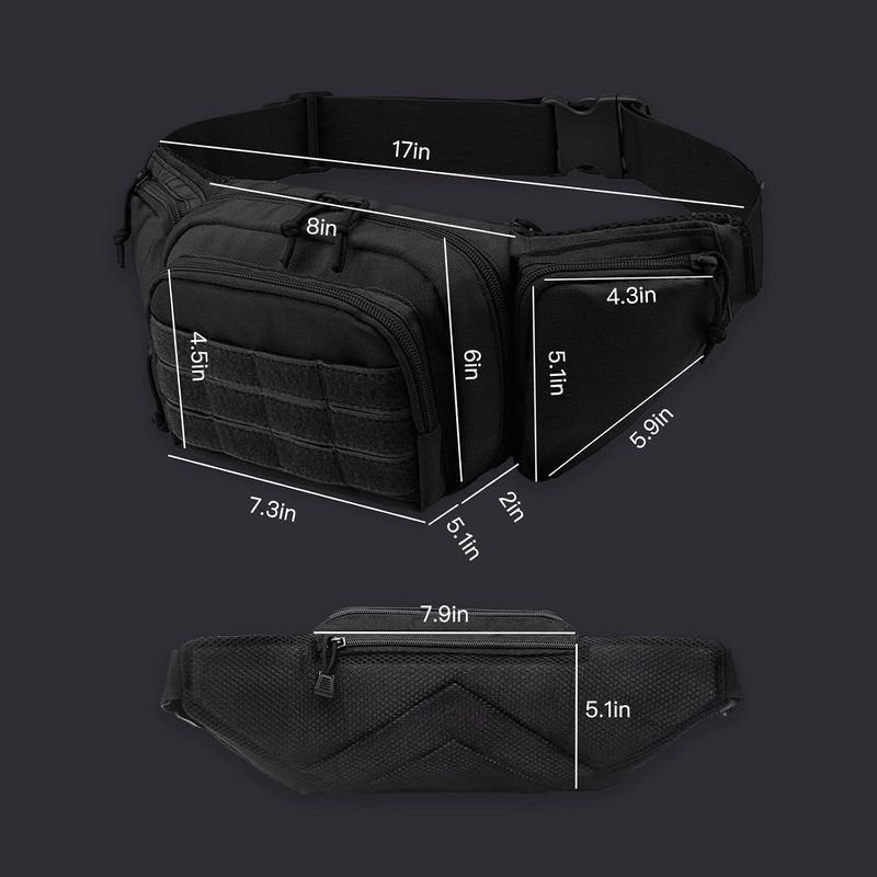 600D Oxford Multi-Pocket Heupt - Fishing Kit Compact recensie en prijs