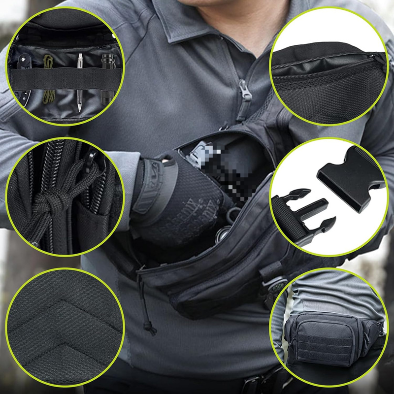600D Oxford Multi-Pocket Heupt - Fishing Kit Compact recensie en prijs