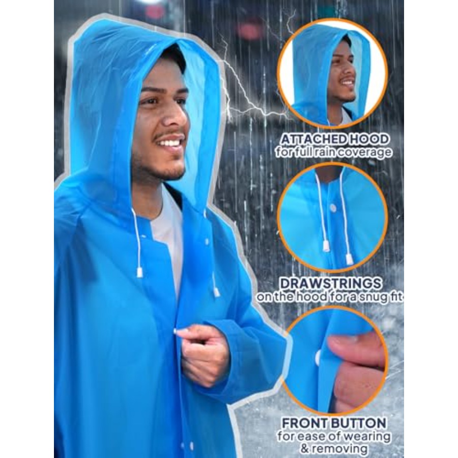 ANYOO 2-pack regenponcho's voo - Emergency Poncho Rain recensie en prijs